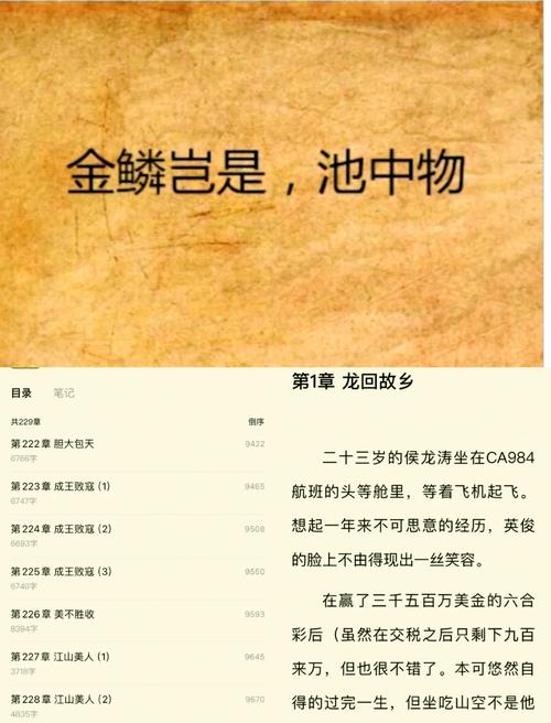 金麟岂是池物全文免费阅读_小说完整版在线无弹窗